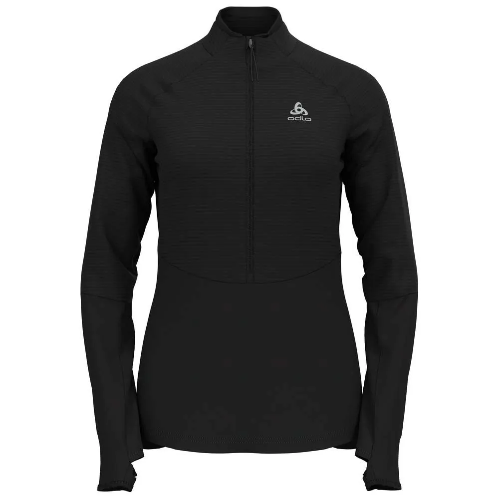 Odlo Sesvenna Sl Fleece Med Halv Dragkedja, Black