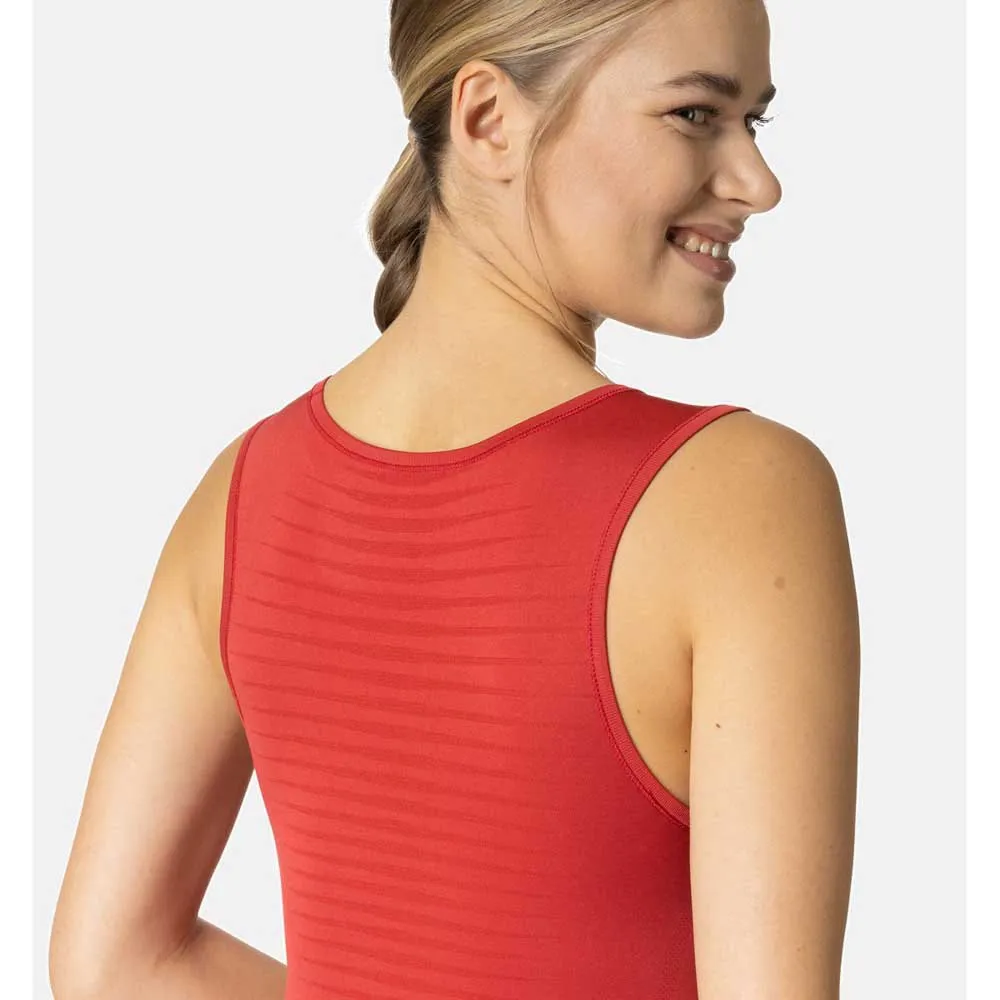 Odlo V-neck Performance X-light Ärmlös Baslager, American beauty