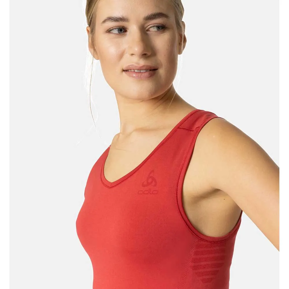 Odlo V-neck Performance X-light Ärmlös Baslager, American beauty