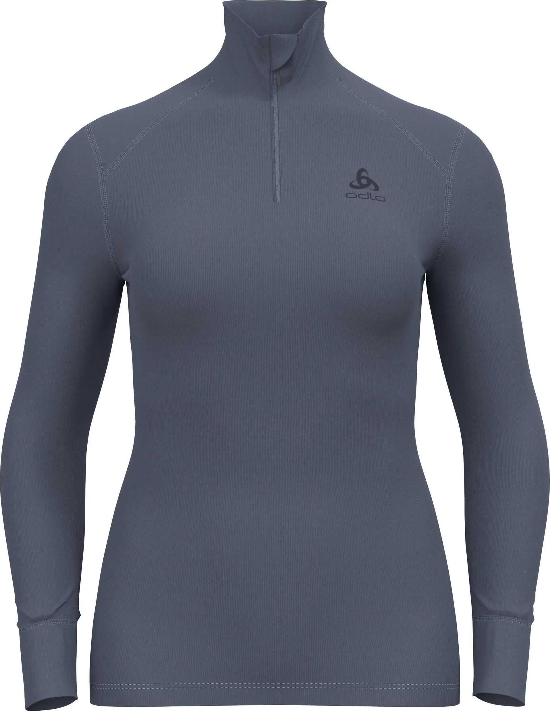 Odlo Women's Active Warm Eco Half-Zip Turtleneck Base Layer Top Odlo Women's Active Warm Eco Half-Zip Turtleneck Base Layer Top