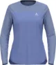 Odlo Women's T-shirt Crew Neck L/S X-Alp Linencool, Persian Jewel/Blue Heron