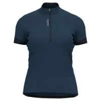 Odlo Women's T-shirt S/U Collar S/S 1/2 Zip Essential