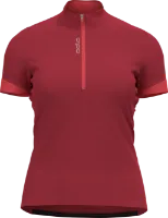 Odlo Women's T-shirt S/U Collar S/S 1/2 Zip Essential