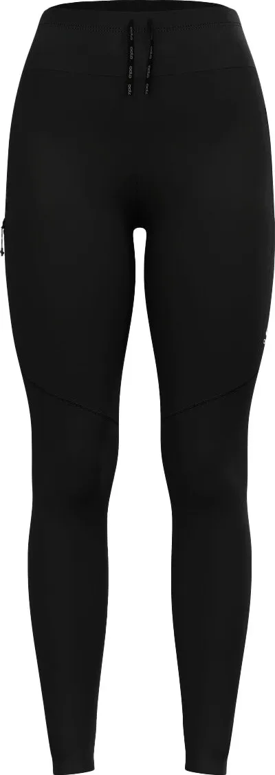 Odlo Women's Tights Zeroweight Pro Windproof Warm, Black Odlo Women's Tights Zeroweight Pro Windproof Warm, Black