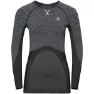 Odlo Ws Bl Top Crew Neck L/S Blackcomb, Black/odlo steel grey/silver