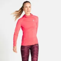 Odlo Zeroweight Ceramiwarm Tröja Med Huva female