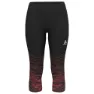 Odlo Zeroweight Print Cykelbyxor, Black