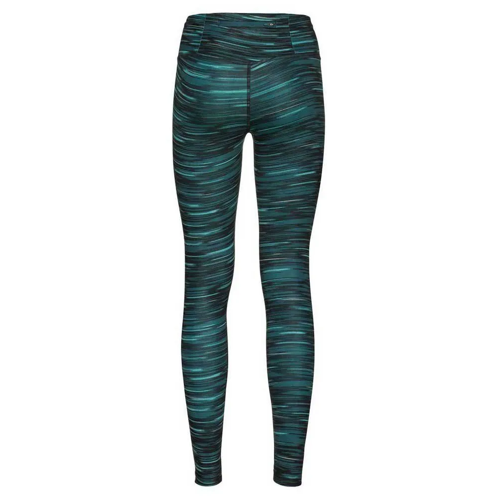 Odlo Zeroweight Print Reflective Leggings female, Balsam Odlo Zeroweight Print Reflective Leggings female, Balsam