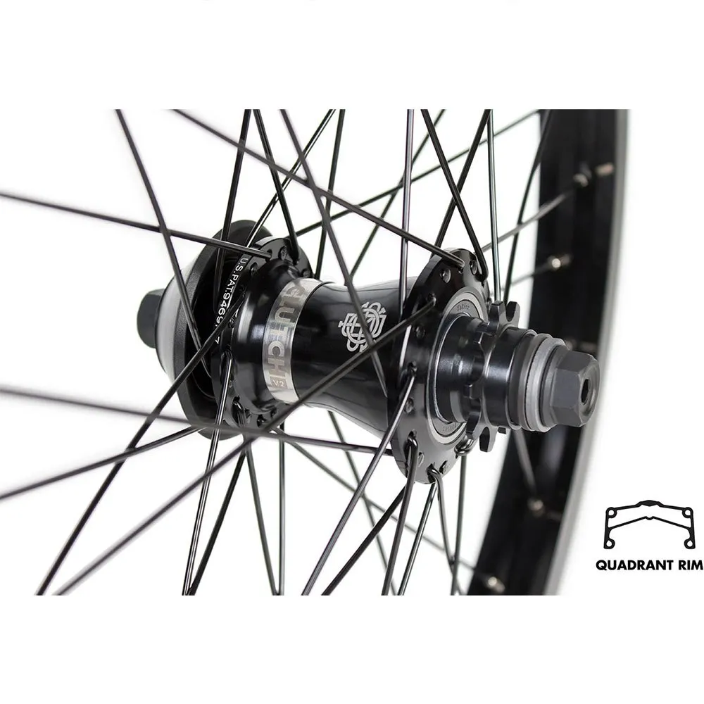 Odyssey Quadrant 20´´ Bmx Bakhjul, Black, 14 x 110mm, 1s