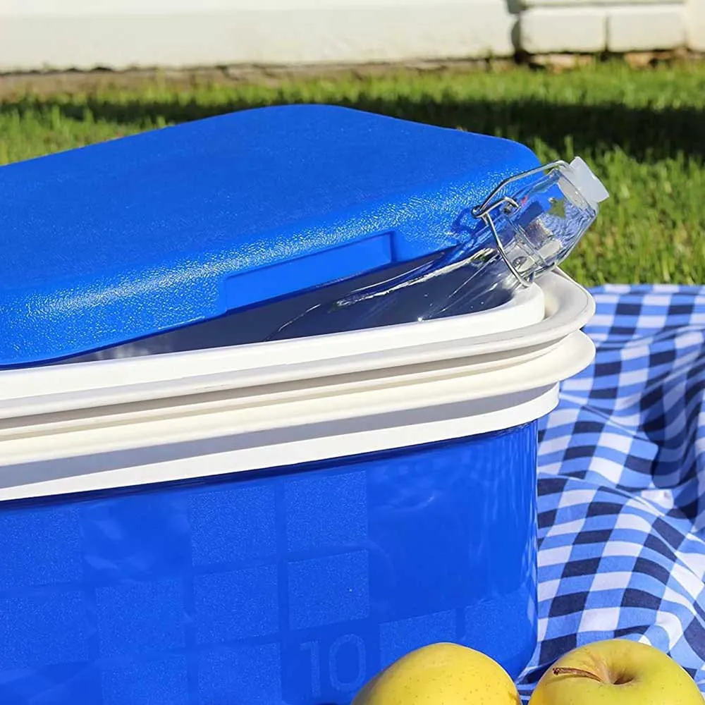 Oem Styv Bärbar Kylbox 10l, Blue / white, One Size