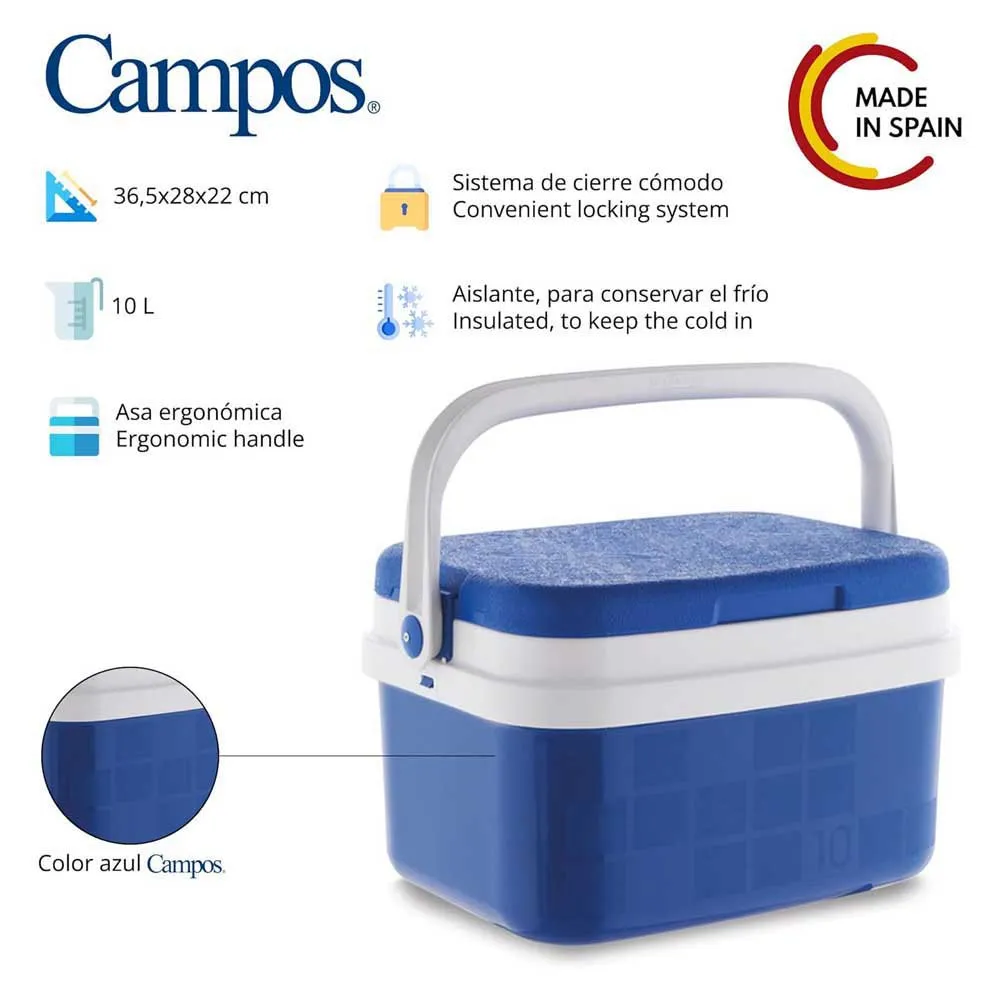Oem Styv Bärbar Kylbox 10l, Blue / white, One Size