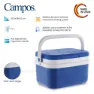 Oem Styv Bärbar Kylbox 10l, Blue / white, One Size