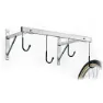 Officine Parolin 4 Bikes Väggmonterat Cykelställ, Silver, One Size
