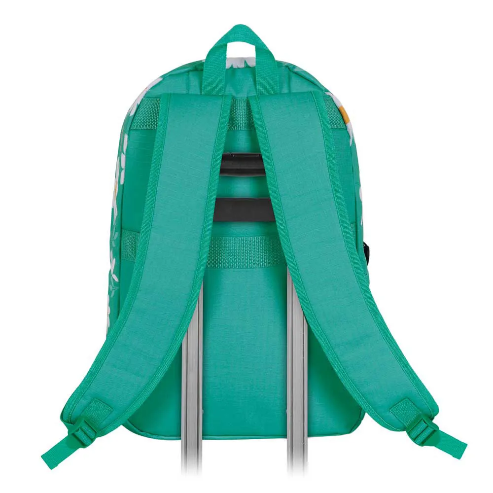 Oh My Pop Blommande Fläkt Hs 2.2 Ryggsäck, Turquoise Oh My Pop Blommande Fläkt Hs 2.2 Ryggsäck, Turquoise