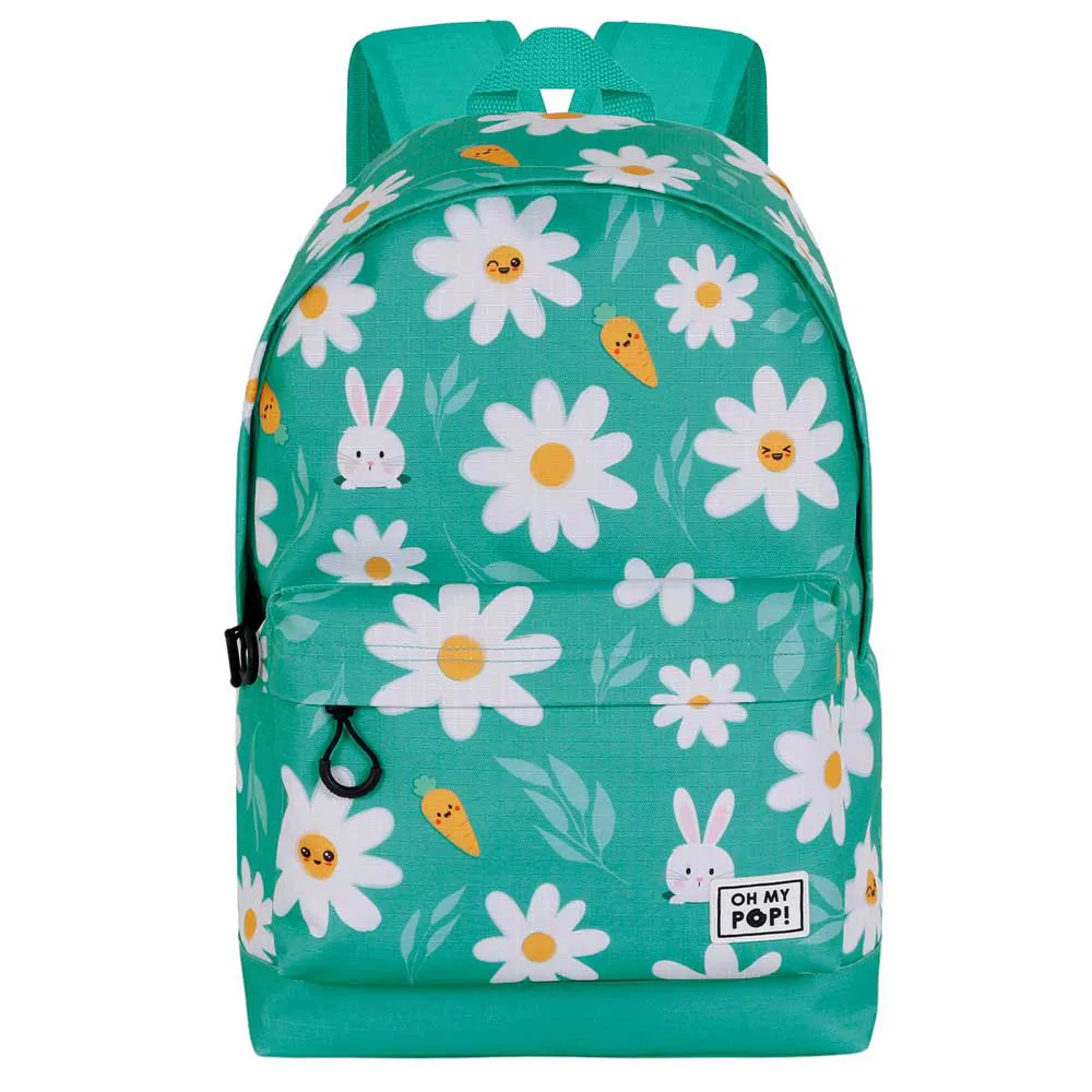 Oh My Pop Blommande Fläkt Hs 2.2 Ryggsäck, Turquoise Oh My Pop Blommande Fläkt Hs 2.2 Ryggsäck, Turquoise
