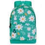 Oh My Pop Blommande Fläkt Hs 2.2 Ryggsäck, Turquoise