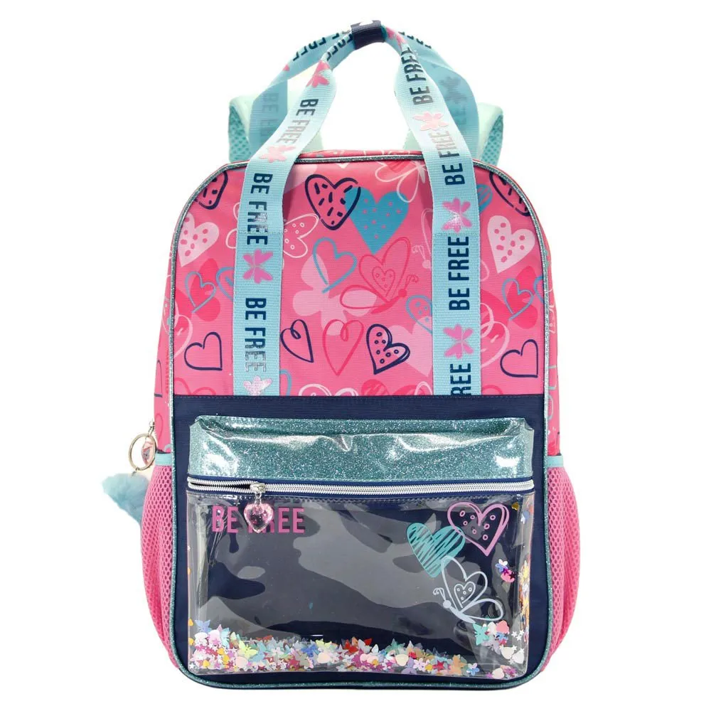 Oh My Pop Glitter Be Free Ryggsäck, Pink