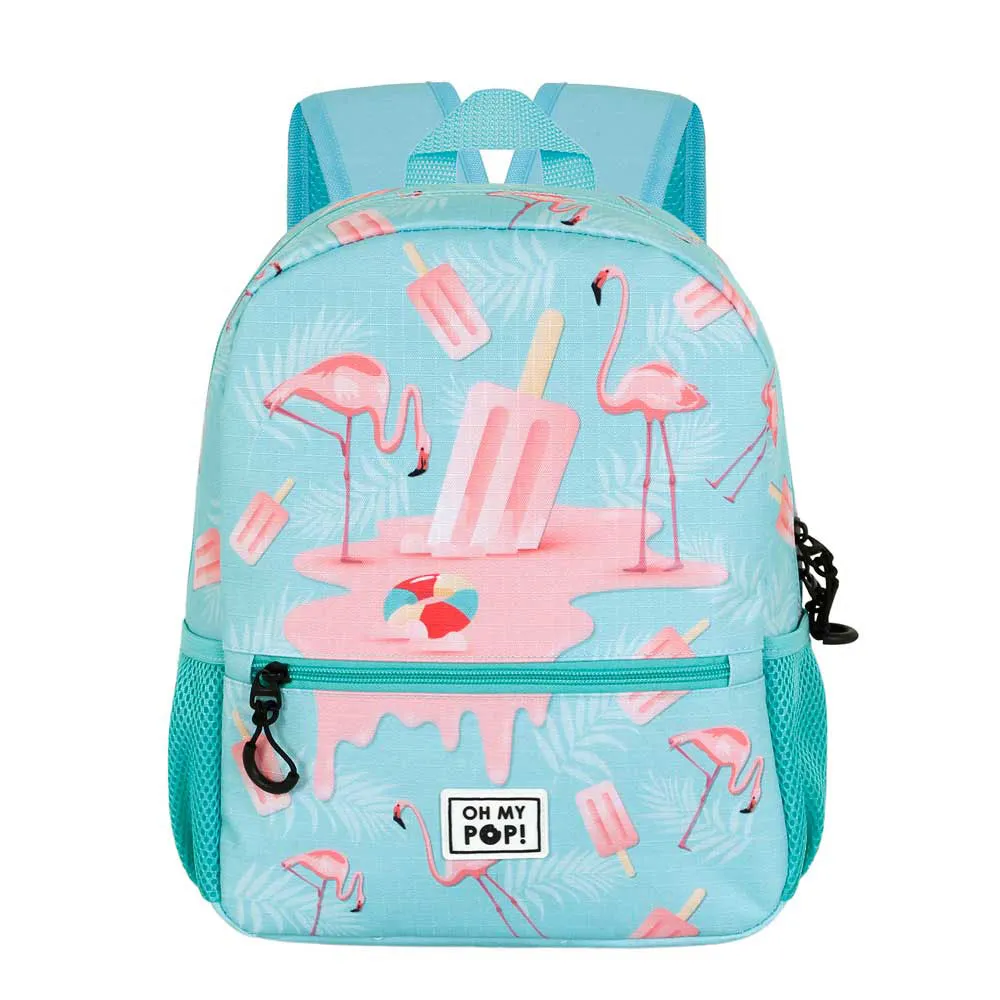 Oh My Pop Is Flamingo Söt Ryggsäck, Turquoise Oh My Pop Is Flamingo Söt Ryggsäck, Turquoise