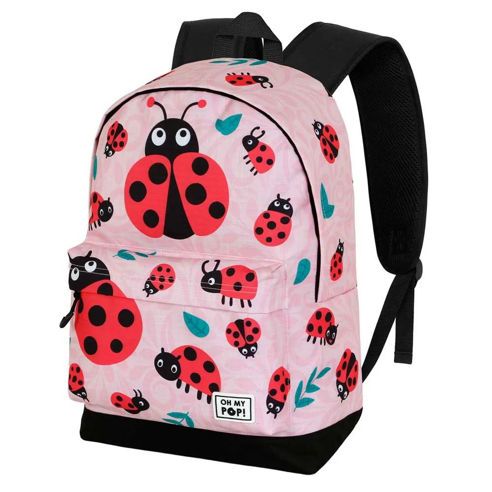 Oh My Pop Ladybug Fan Hs 2.2 Ryggsäck, Pink