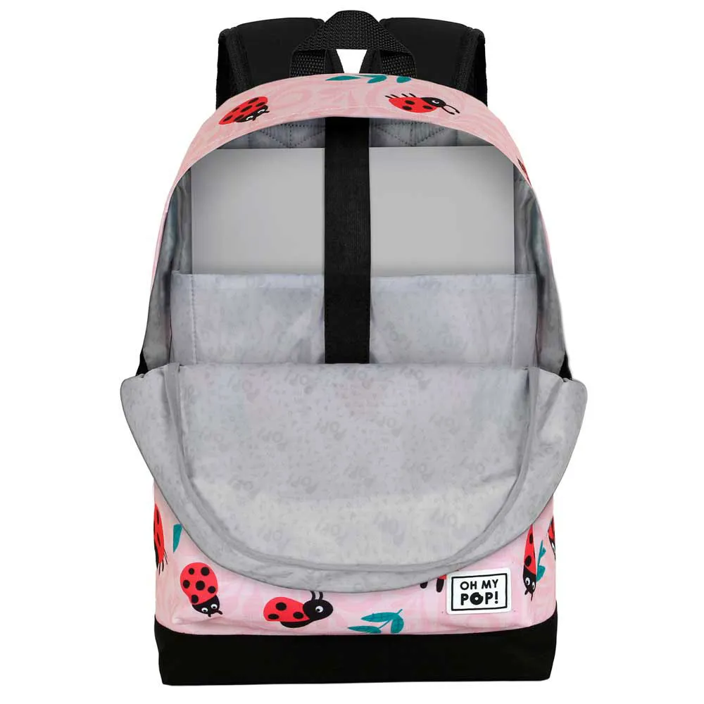 Oh My Pop Ladybug Fan Hs 2.2 Ryggsäck, Pink