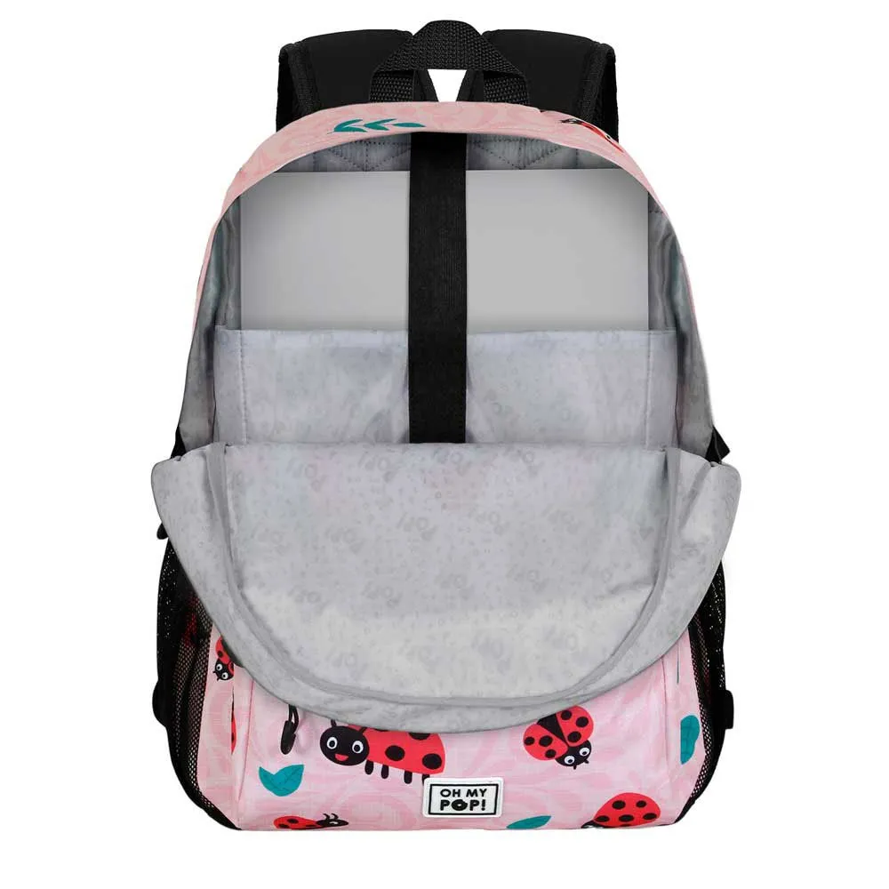 Oh My Pop Ladybug-fan-kamp 2.2 Ryggsäck, Pink Oh My Pop Ladybug-fan-kamp 2.2 Ryggsäck, Pink