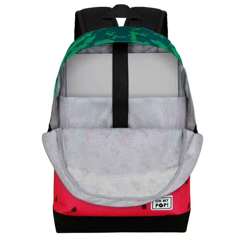 Oh My Pop Melty Melon Fan Hs 2.2 Ryggsäck, Green