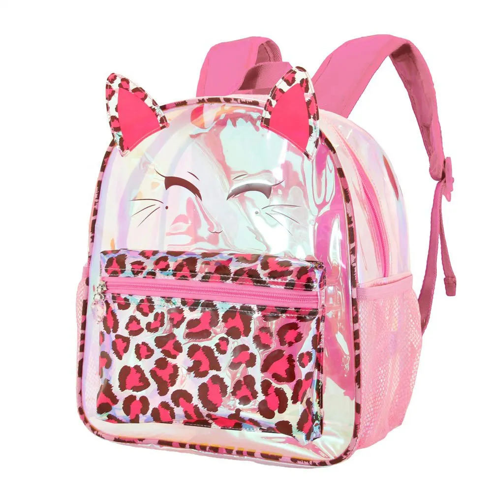 Oh My Pop Small Laser Feline Ryggsäck, Pink