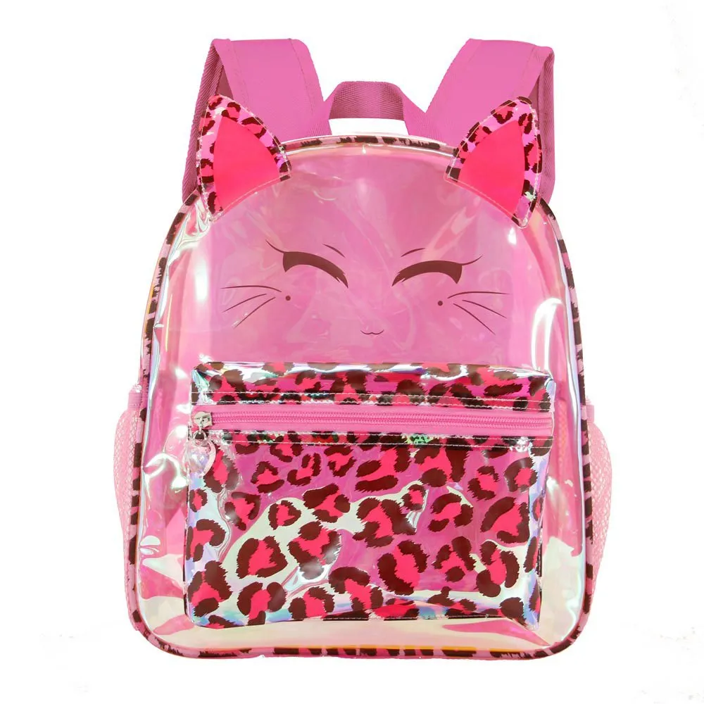 Oh My Pop Small Laser Feline Ryggsäck, Pink