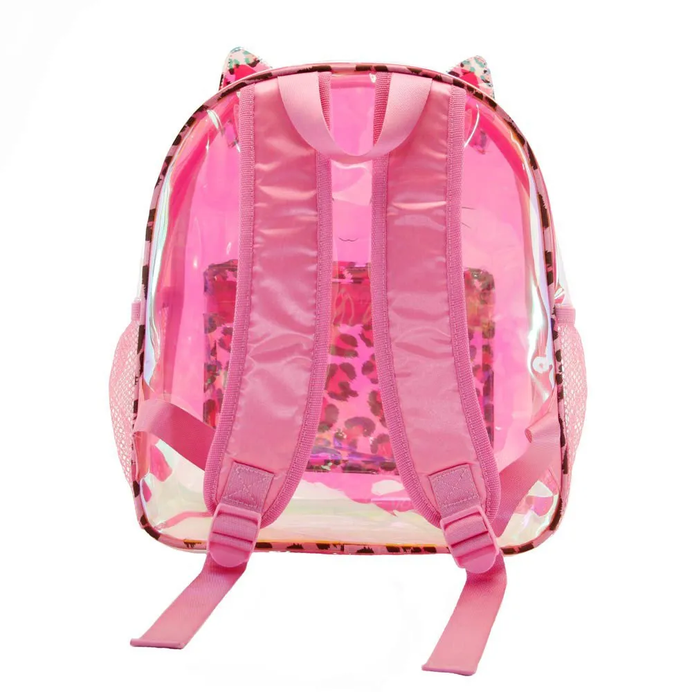 Oh My Pop Small Laser Feline Ryggsäck, Pink
