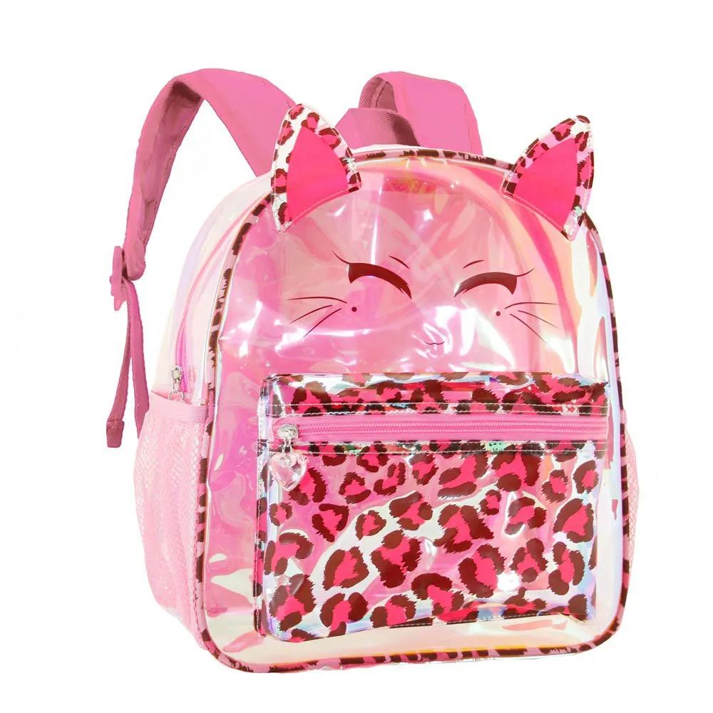 Oh My Pop Small Laser Feline Ryggsäck, Pink