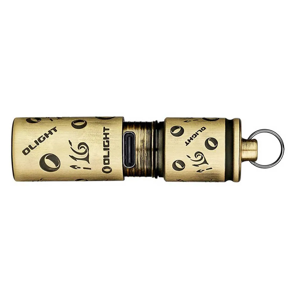 Olight I16 Anniversary Keyring Ficklampa, Brass, 180 Lumens