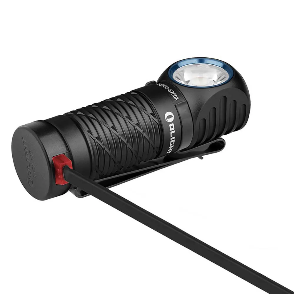 Olight Perun 2 Mini Red Led-ficklampa, Black, 1100 Lumens