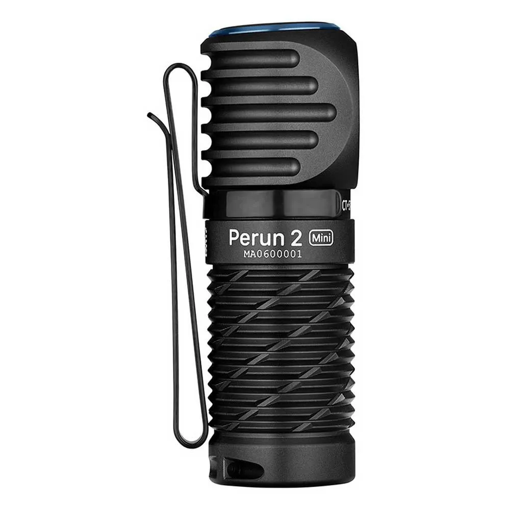Olight Perun 2 Mini Red Led-ficklampa, Black, 1100 Lumens
