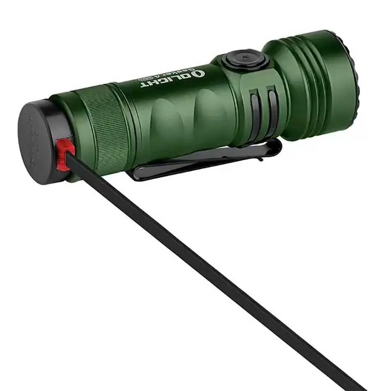 Olight Seeker 4 Mini Ficklampa, Od green, 1200 Lumens