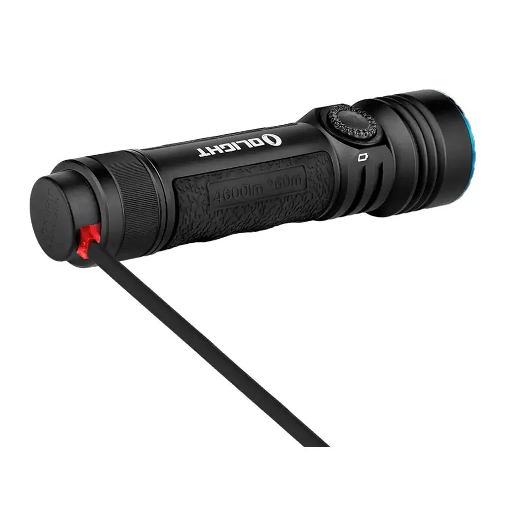 Olight Seeker 4 Pro Neutralvit Led-ficklampa, Black, 46000 Lumens
