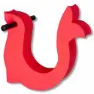 Ology Havsutters Simbassängformer unisex, Red, One Size