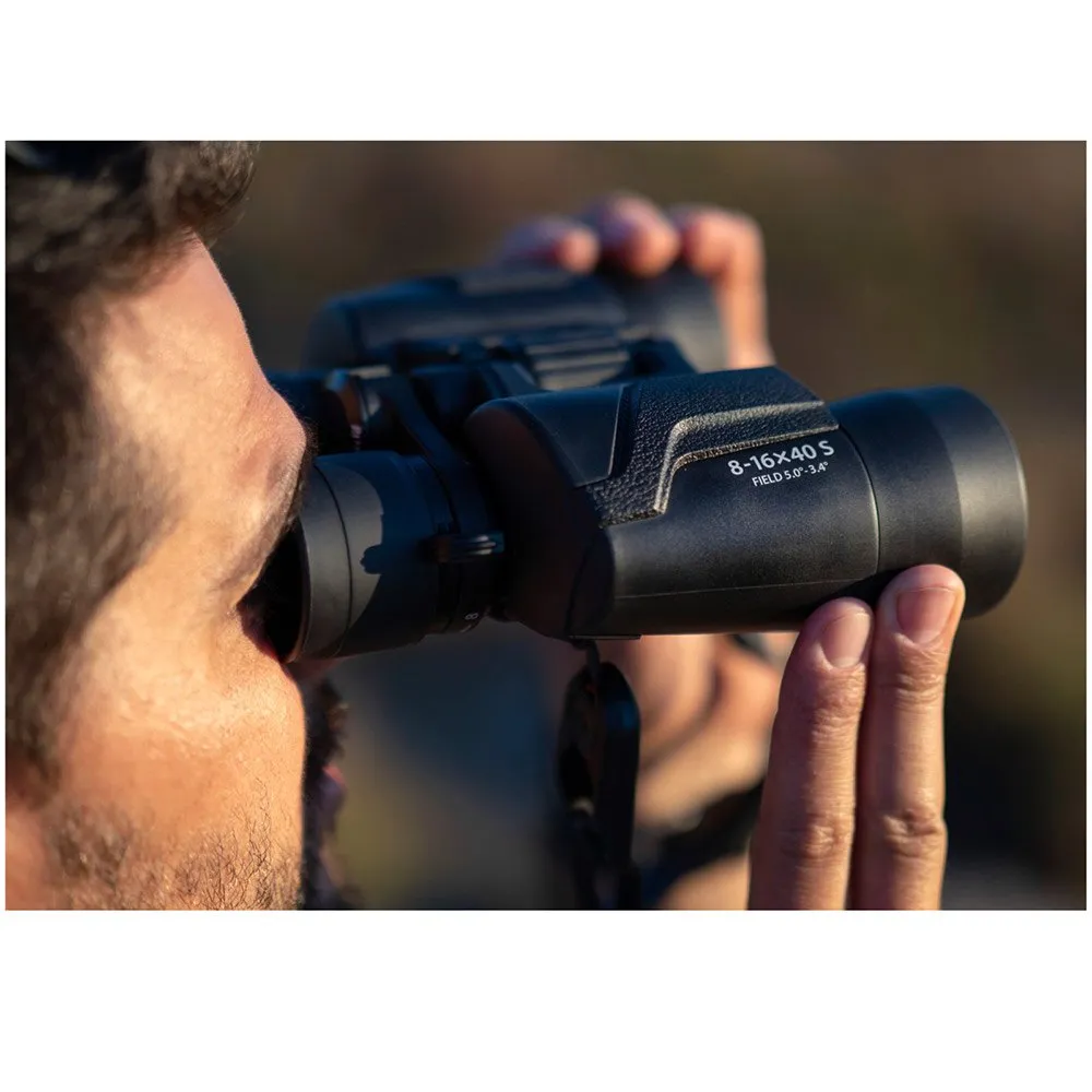 Olympus 8-16x40 S Kikare, Black, One Size