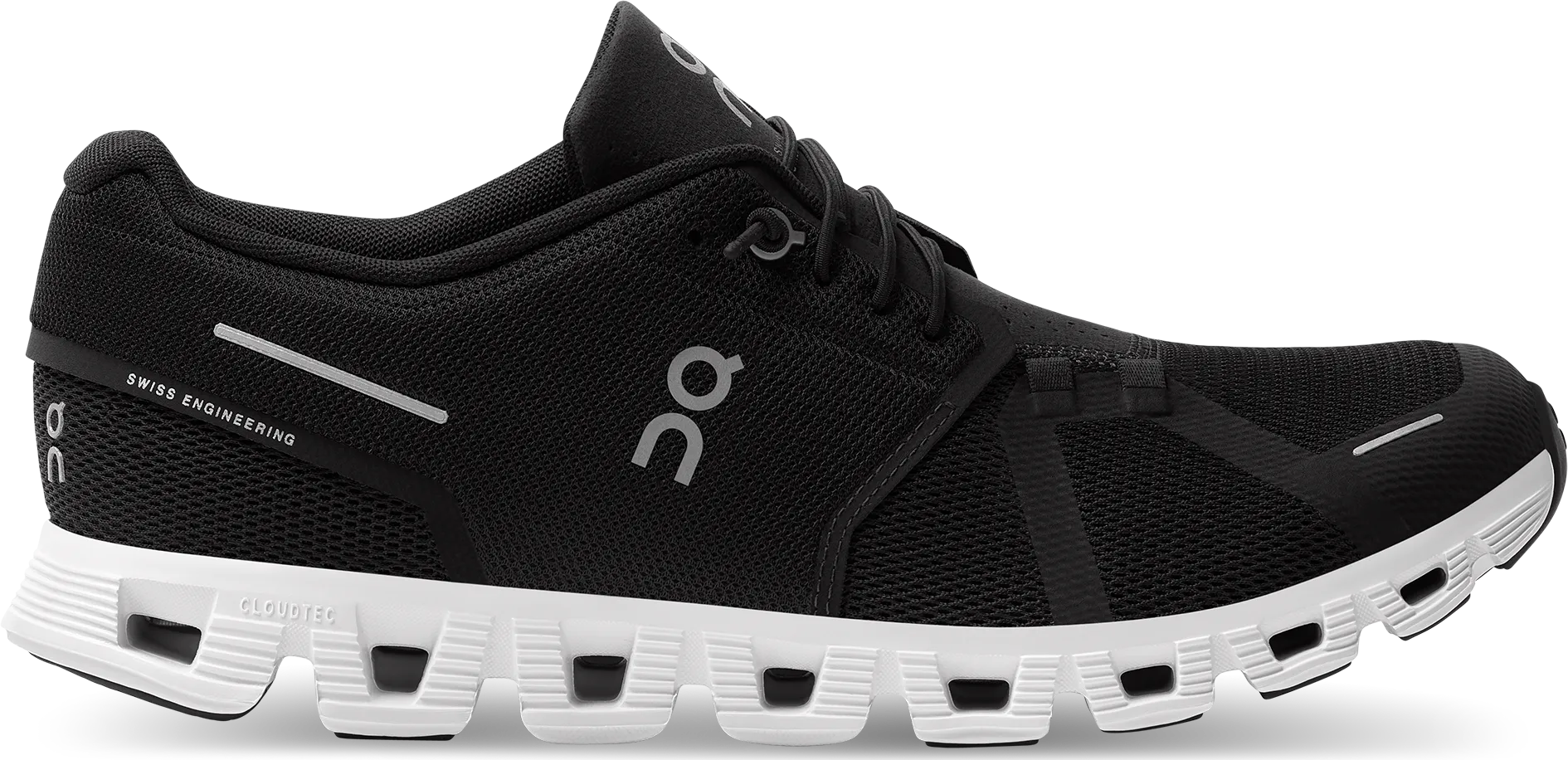 On Men's Cloud 5, Black - white On Men's Cloud 5, Black - white