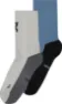 On Unisex Trail Sock High 2p, Glacier/dust