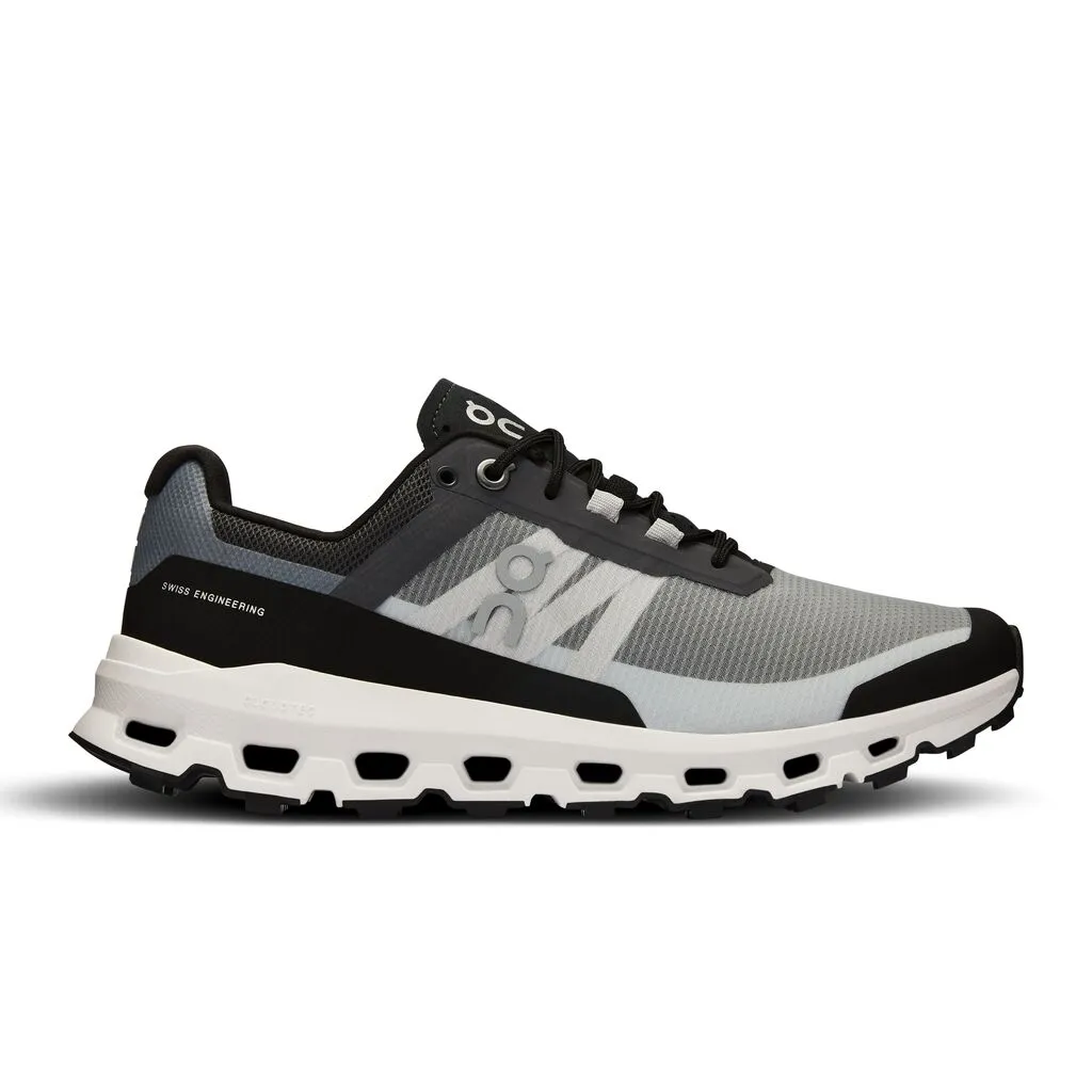 On Women's Cloudvista, Black - White