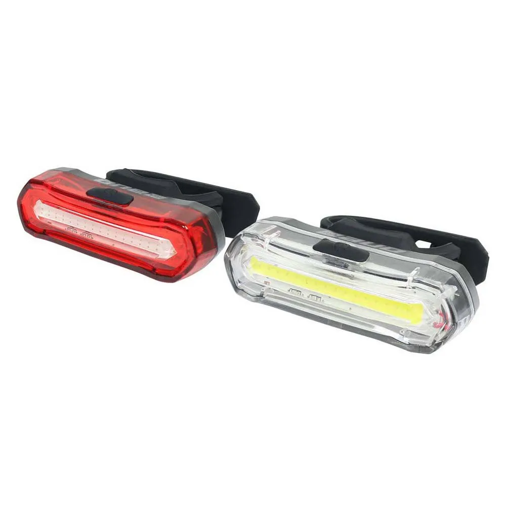 One 30 Cykellampset, Black / grey, 52 / 12 Lumens One 30 Cykellampset, Black / grey, 52 / 12 Lumens