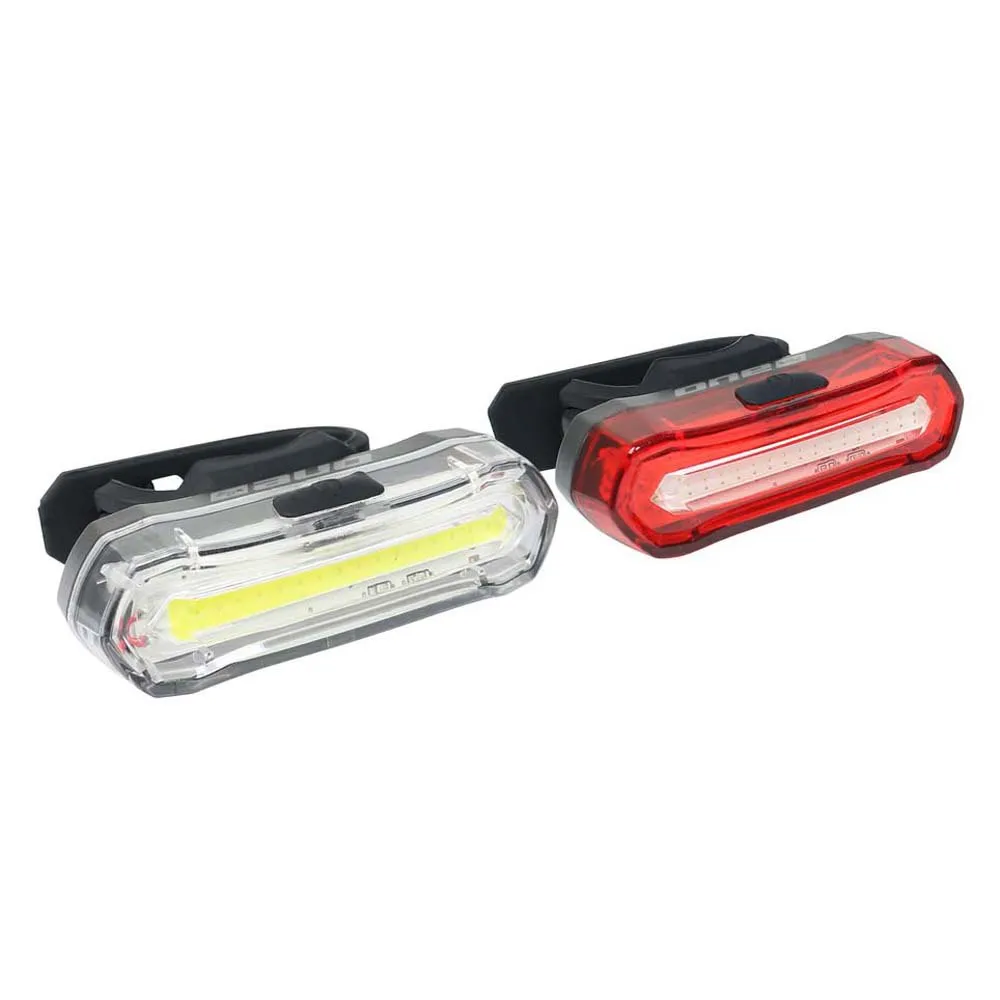 One 30 Cykellampset, Black / grey, 52 / 12 Lumens One 30 Cykellampset, Black / grey, 52 / 12 Lumens