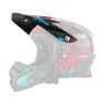 One Backflip Rl2 Ersättningsvisir För Hjälm, Black / Red / Teal