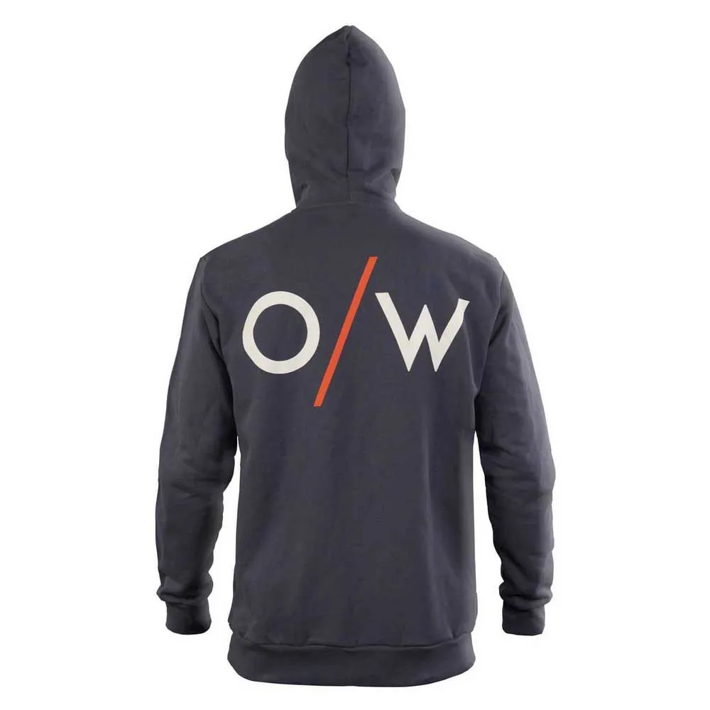 ONE WAY Staffwear Sweatshirt Med Dragkedja, Grey / flame