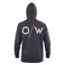 ONE WAY Staffwear Sweatshirt Med Dragkedja, Grey / flame