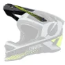 O'Neal Blade Polyacrylite Ace Ersättningsvisir För Hjälm, Black / neon yellow / grey