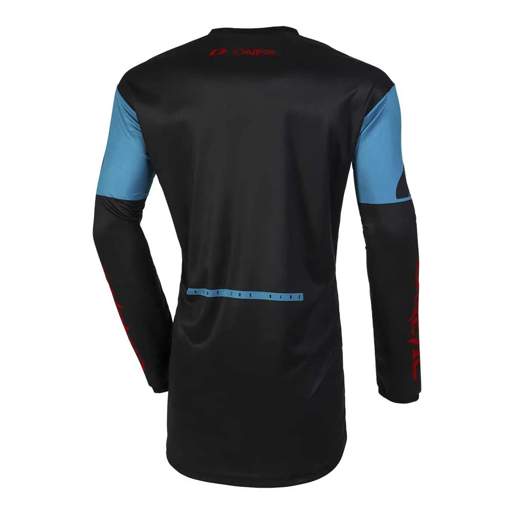 O'Neal Element Brand V.23 T-shirt Med Lång ärm, Black / blue, M O'Neal Element Brand V.23 T-shirt Med Lång ärm, Black / blue, M