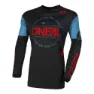 O'Neal Element Brand V.23 T-shirt Med Lång ärm, Black / blue, M
