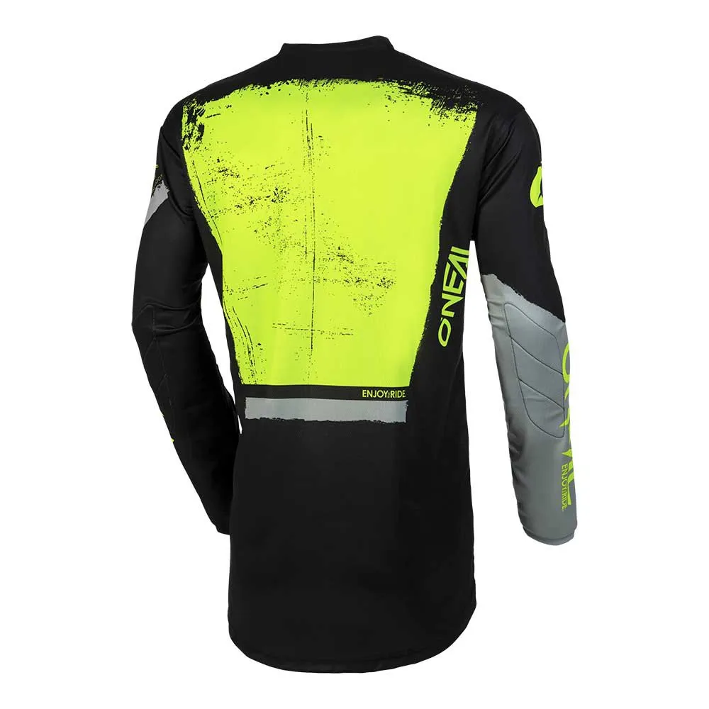 O'Neal Element Shocker V.23 T-shirt Med Lång ärm, Black / neon yellow, S O'Neal Element Shocker V.23 T-shirt Med Lång ärm, Black / neon yellow, S