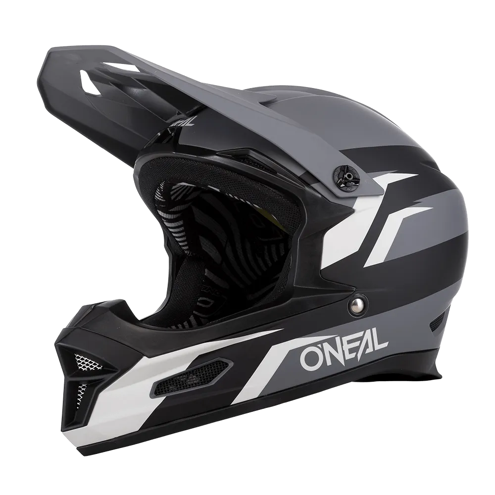 O'Neal Fury Stage Fullface Hjälm Black/Grey O'Neal Fury Stage Fullface Hjälm Black/Grey
